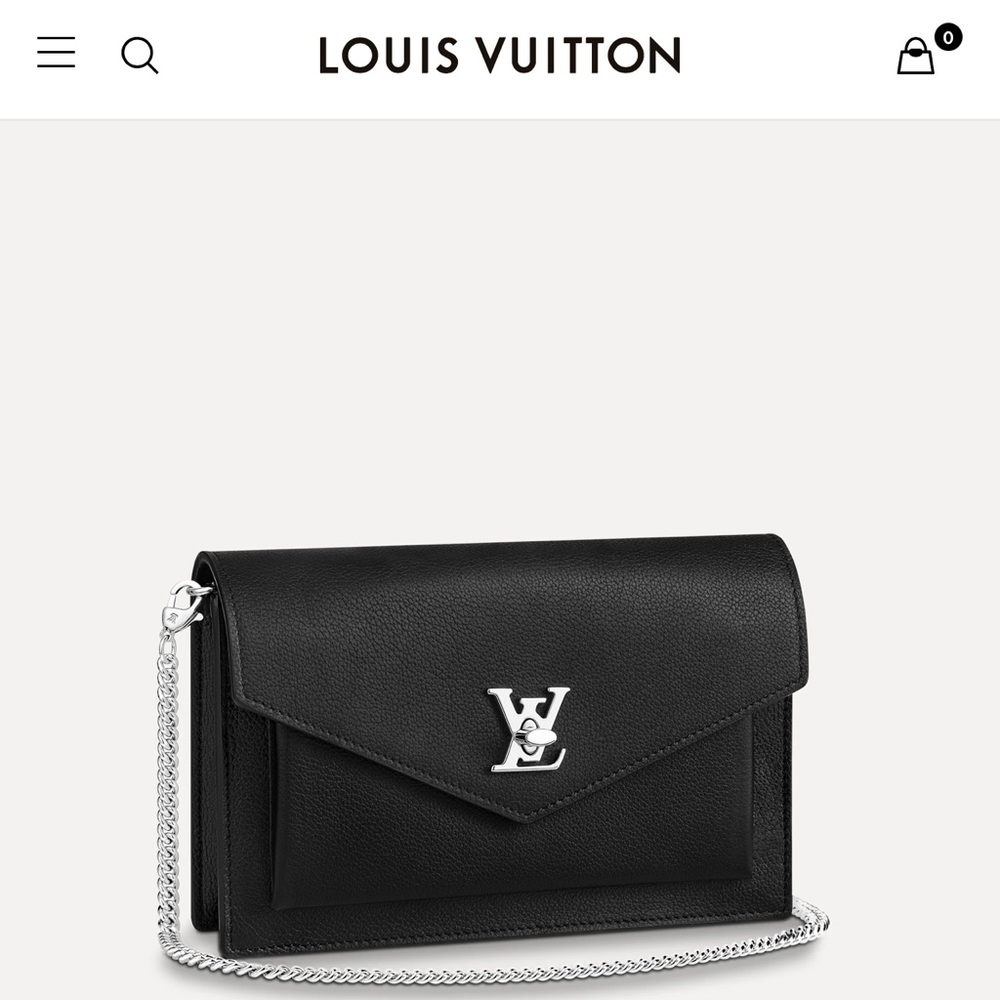 LOUIS VUITTON MYLOCKME BLACK WOC
